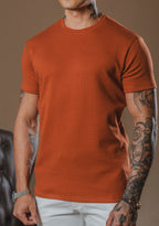 Kit com 5 Camisetas Texturizadas Malha Waffle Milano Avenna - Não amassa, não desbota e 0 transparência